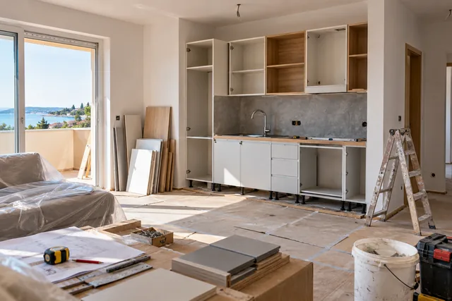 Ilustrativni prikaz adaptacije kuhinje u apartmanu