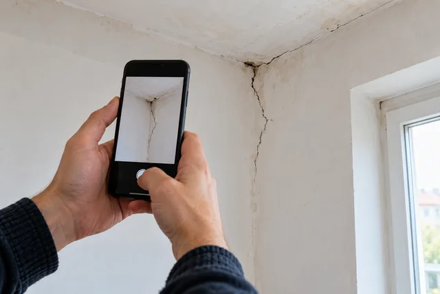 Fotografování současného stavu místnosti