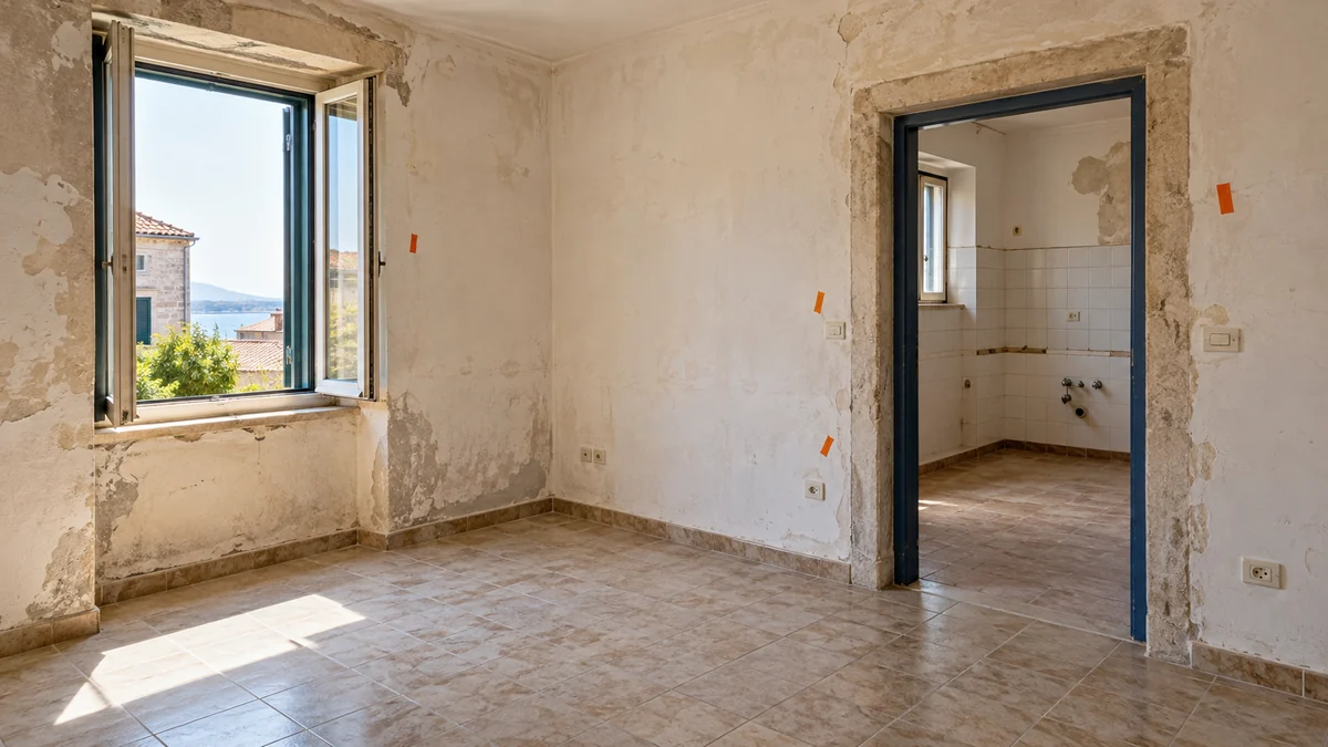 Priprema prostora prije adaptacije kuće
