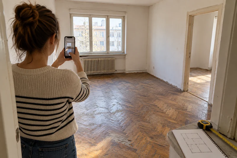 Fotografiranje cijele prostorije za pripremu ponude adaptacije